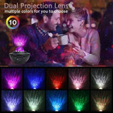 Galaxy Projector Lamp With Music Bluetooth Speaker, Adjustable Brightness And 21 Lighting Modes