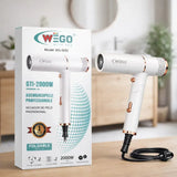 Wego WG-5052 2000W Professional Foldable Hair Dryer – Fast Drying Hair Styler