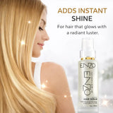 Enzo Keratin Hair Serum 100ml – Anti-Frizz Shine & Smooth Hair Treatment