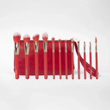BH Cosmetics Miss Claus 12 Piece Brush Set