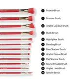 BH Cosmetics Miss Claus 12 Piece Brush Set