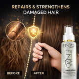 Enzo Keratin Hair Serum 100ml – Anti-Frizz Shine & Smooth Hair Treatment