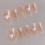 3D Stylish Nude color nails